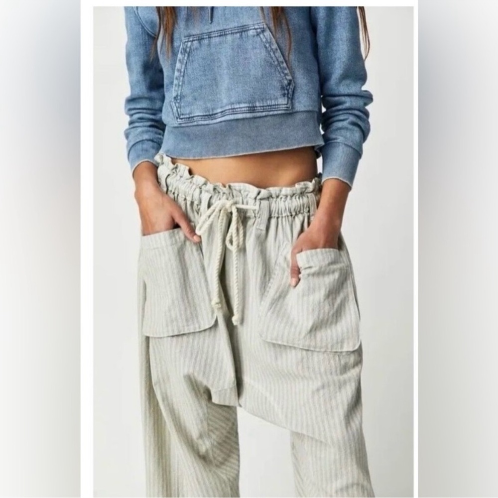 Free People Runyon Oversized Harem Pants, NWOT - Picture 2 of 5